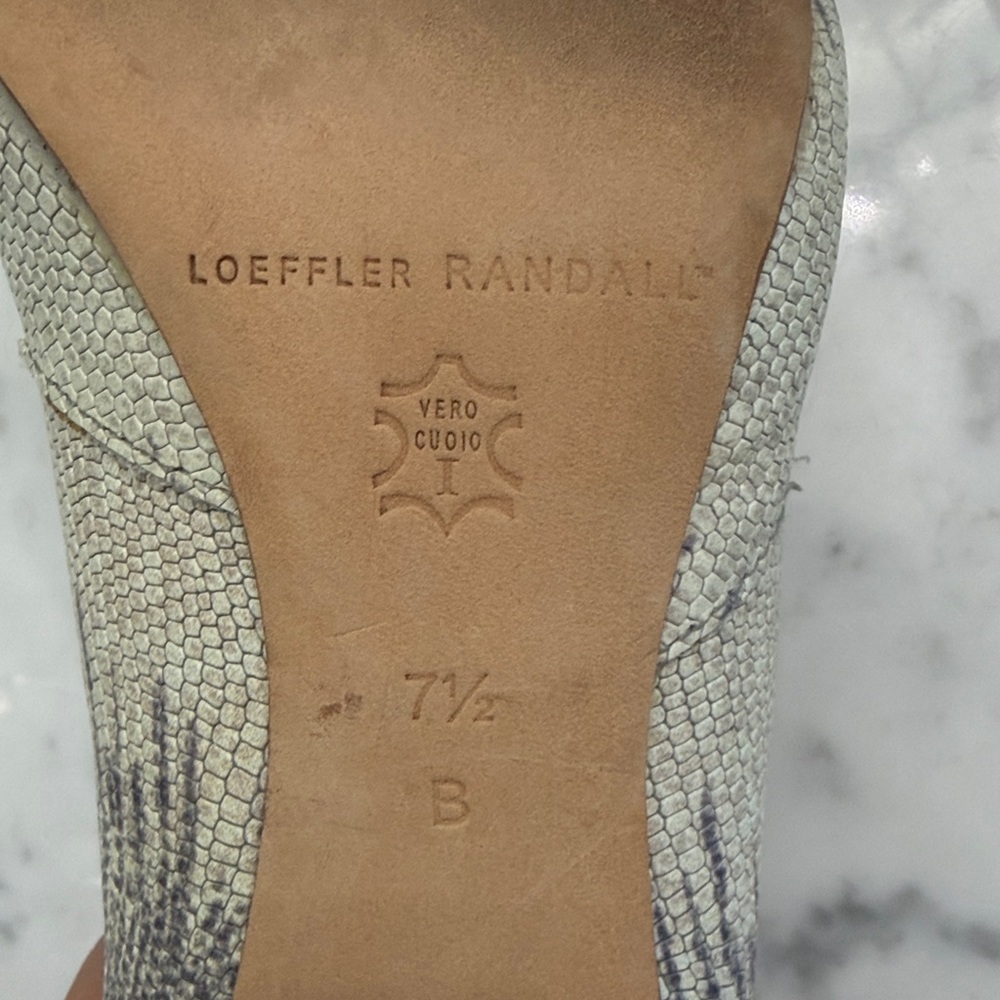 Loeffler Randall Snakeskin Pattern Heels - Picture 6 of 6